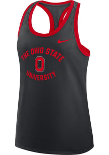 Nike Ohio State Buckeyes Womens Black Racerback Tank Top