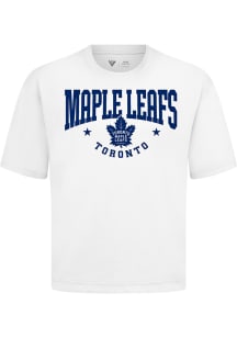Levelwear Toronto Maple Leafs White Signature Knit Archway Short Sleeve Fashion T Shirt