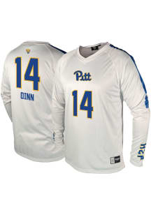 Kiana Dinn Genuine Collective Pitt Panthers White NIL Volleyball Jersey
