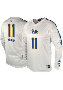 Dalia Virlan Genuine Collective Pitt Panthers White NIL Volleyball Jersey
