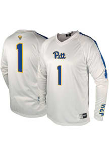 Genuine Collective Pitt Panthers White NIL Volleyball Jersey