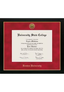 Boston Terriers Medallion Manchester Diploma Frame - Red