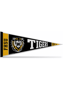 Fort Hays State Tigers Rally Standard 12x30 Pennant - Black