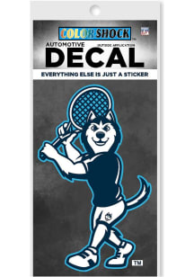 UConn Huskies Jonathan Tennis Auto Decal - Navy Blue