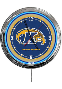 Kent State Golden Flashes Multi Color LED Wall Clock