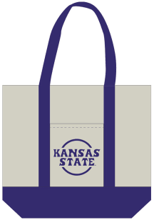 K-State Wildcats White Mini Canvas Tote