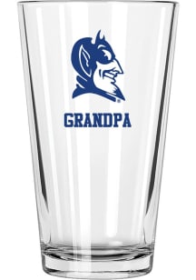 Duke Blue Devils Grandpa 16 oz Pint Glass - White