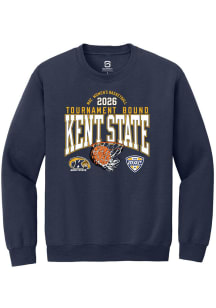 Summit Sportswear Kent State Golden Flashes Mens Navy Blue MAC 2026 WBB Tournament Bound Long Slee..