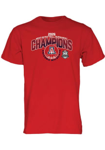 Blue 84 Arizona Wildcats Red 2026 Big 12 Men's Basketball Conference Tournament Champions Short Sl..