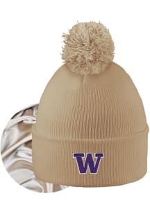 LogoFit Washington Huskies White Monroe Womens Knit Hat