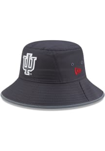 New Era Indiana Hoosiers Graphite Featherweight Stretch Mens Bucket Hat