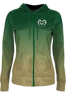 ProSphere Colorado State Rams Womens Green Zoom Light Weight Jacket
