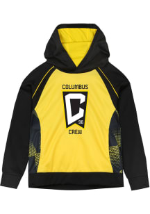 Columbus Crew Boys Black Fierce Striker Long Sleeve Hooded Sweatshirt
