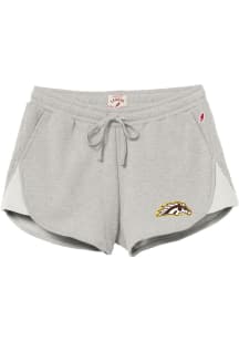 League Western Michigan Broncos Womens Grey Reverse Fleece Shorts
