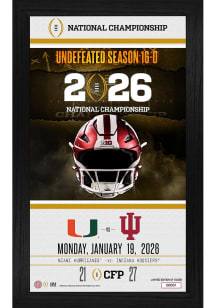 Indiana Hoosiers 2025 CFP National Champions Plaque