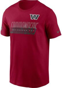 Nike Washington Commanders Burgundy Sideline Short Sleeve T Shirt