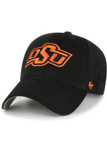 47 Oklahoma State Cowboys Black Basic MVP Youth Adjustable Hat