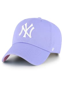 47 New York Yankees Ballpark Clean Up Adjustable Hat - Lavender