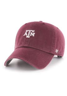 47 Texas A&M Aggies Base Runner Clean Up Adjustable Hat - Maroon