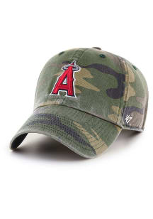 47 Los Angeles Angels Camo Clean Up Adjustable Hat - Green