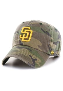 47 San Diego Padres Camo Clean Up Adjustable Hat - Green