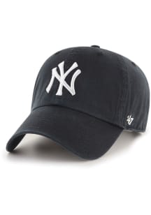 47 New York Yankees Clean Up Adjustable Hat - Black