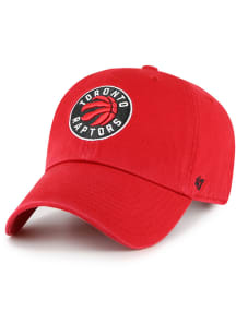 47 Toronto Raptors Clean Up Adjustable Hat - Red
