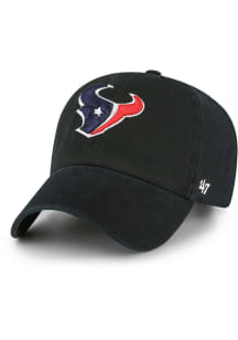 47 Houston Texans Clean Up Adjustable Hat - Black
