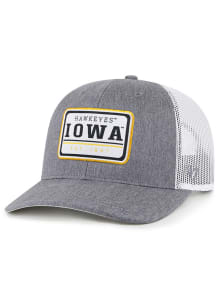 47 Iowa Hawkeyes Ellington Trucker Adjustable Hat - Charcoal