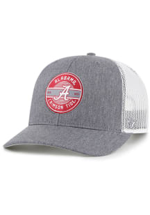 47 Alabama Crimson Tide Hash Mark Trucker Adjustable Hat - Charcoal