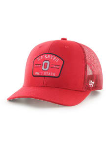 47 Ohio State Buckeyes Primer Trucker Adjustable Hat - Red