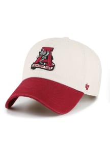 47 Alabama Crimson Tide Vintage Sidestep Clean Up Adjustable Hat - Ivory