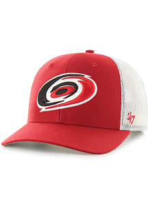 47 Carolina Hurricanes Trucker Adjustable Hat - Red