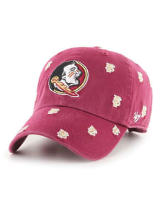 47 Florida State Seminoles Cardinal Confetti Clean Up Womens Adjustable Hat