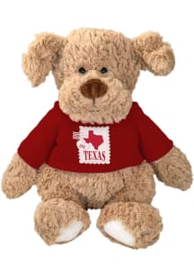 Texas Stamp Dog 9" Plush - Red