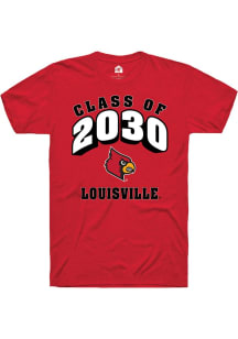 Rally Louisville Cardinals Cardinal Class of 2030 Short Sleeve T Shirt