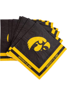 Iowa Hawkeyes 6.5" 20 pack Napkins