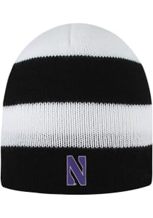LogoFit Northwestern Wildcats Black Columbia Mens Knit Hat