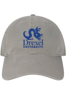 Drexel Dragons EZA Twill Adjustable Adjustable Hat - Grey