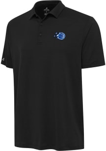 Antigua Orlando Magic Mens Black Reprocess Recycled Short Sleeve Polo