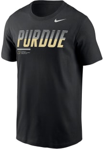 Nike Purdue Boilermakers Black Shift Legend Short Sleeve T Shirt