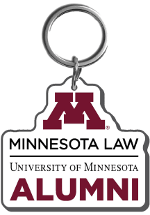 Minnesota Golden Gophers Alumni Law School Keychain - Maroon