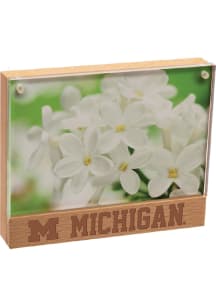 Michigan Wolverines Beachwood Photo Frame Picture Frame - Navy Blue