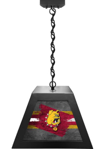 Ferris State Bulldogs Pendant Black Billiard Lamp