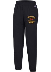 Champion Washington Commanders Womens Powerblend Black Sweatpants