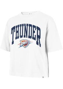 47 Oklahoma City Thunder Womens White Shale Reed Short Sleeve T-Shirt