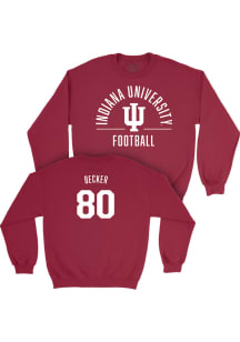 Charlie Becker Indiana Hoosiers Mens Crimson NIL Classic Crew Player Crew
