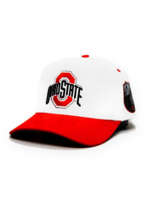 Ohio State Buckeyes Stadium Patch Two Tone Adjustable Hat - White