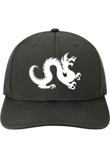 Drexel Dragons Mens Black Back Nine Stretch Fit Primary Mark Flex Hat