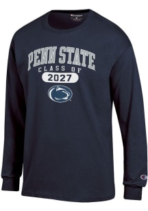 Champion Penn State Nittany Lions Navy Blue Class of 2027 Jersey Long Sleeve T Shirt